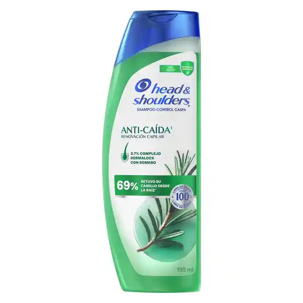 Head & Shoulders Shampoo Anticaída Renovación Capilar 180ml