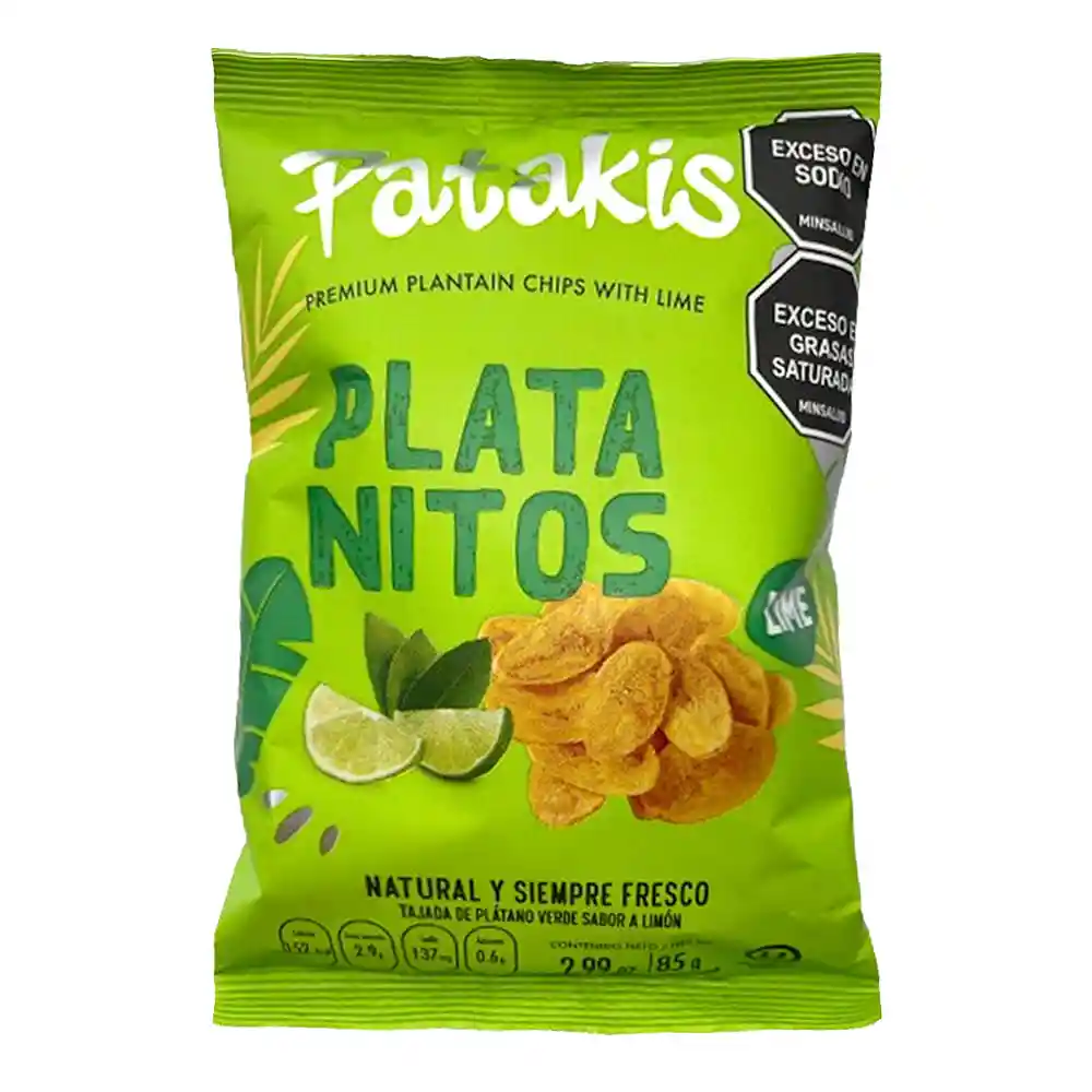 Platanito Patakis Verde Limon