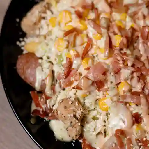 Salchipapa sr. brocheta x4