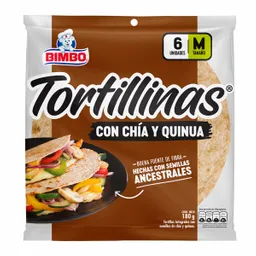 Bimbo Tortillas Integrales Tortillinas con Chía y Quinua 