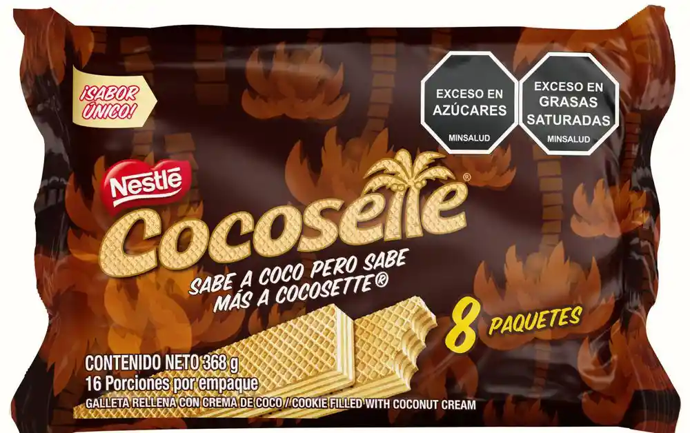 Galleta Wafer Coco Cocosette