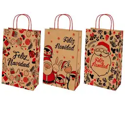 Bolsa Regalo 1/4 Kraft Navidad Mouse Digital 310159