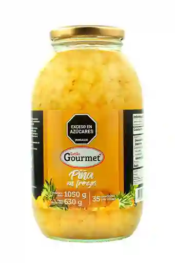 Gourmet Piña Estilo en Trozos