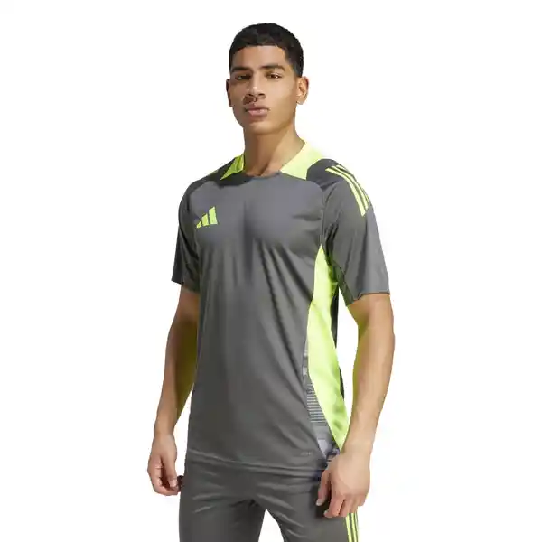 Adidas CamisetaTiro24 C Tr Jsy Para Hombre Gris Talla M