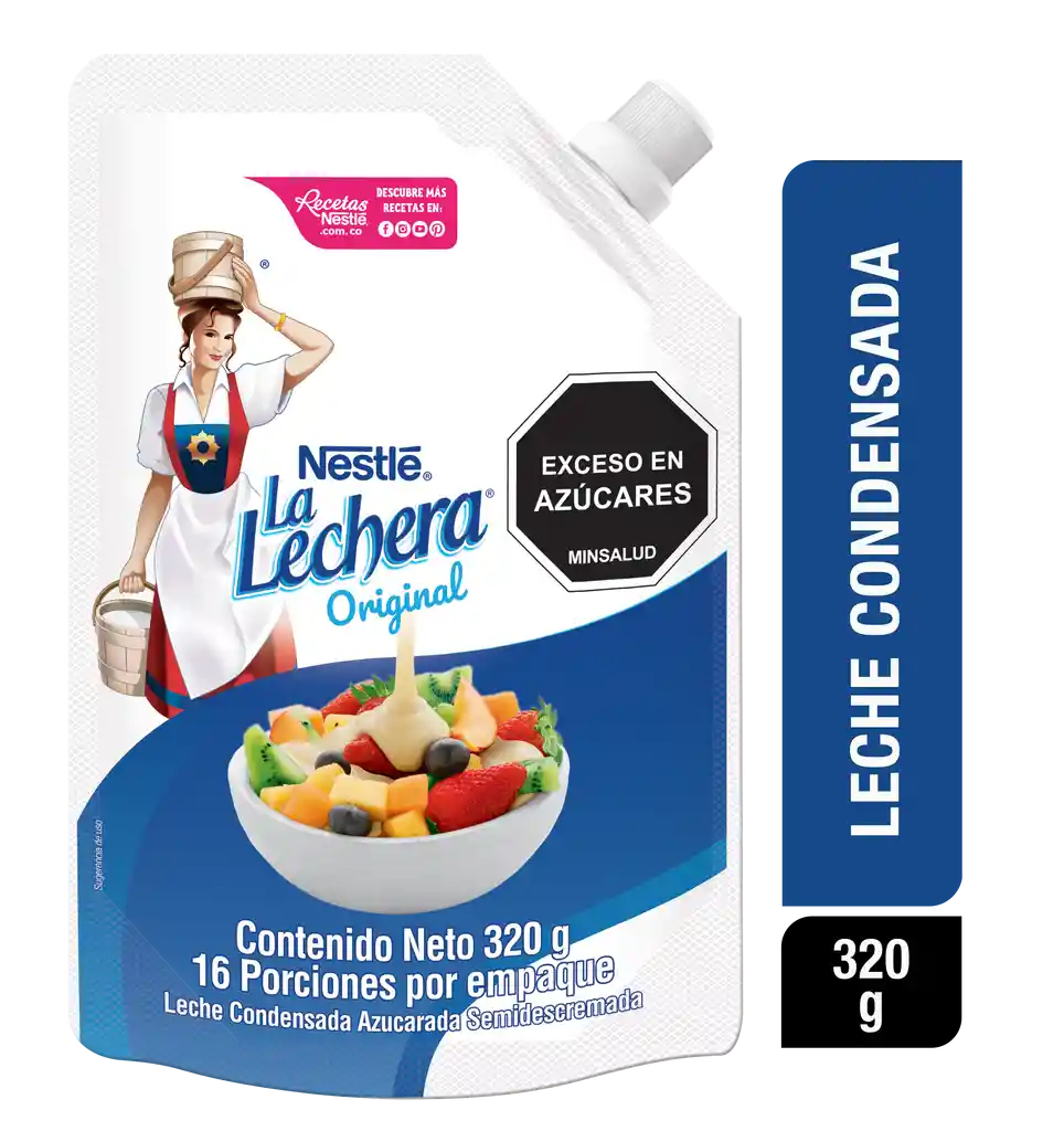 Leche condensada LA LECHERA 320g Doypack