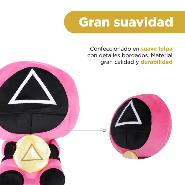 Peluche Guardia Rojo Juego Del Calamar Serie Miniso