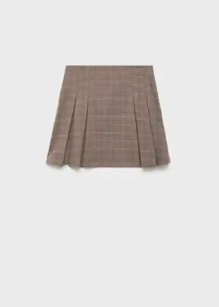 Falda Grunge Topo Talla 36 Mujer Mango