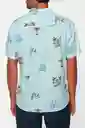 ONeill Camisa Artist Series Jhon Schubert am Azul Talla S