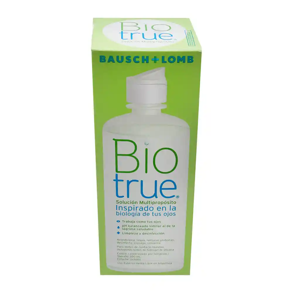 Bio True Solución Multipropósito para Lentes de Contacto