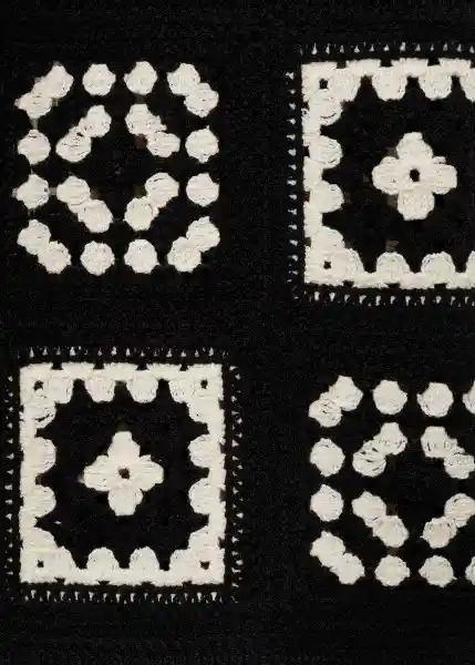 Chaleco Adri Negro Talla 20 Niñas Mango