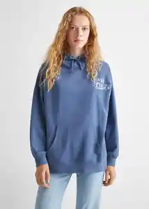 Buzo Sudadera Times Azul Talla 18 Teen Niñas Mango