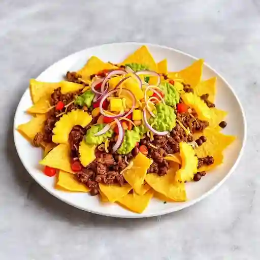 Nachos para compartir pastor