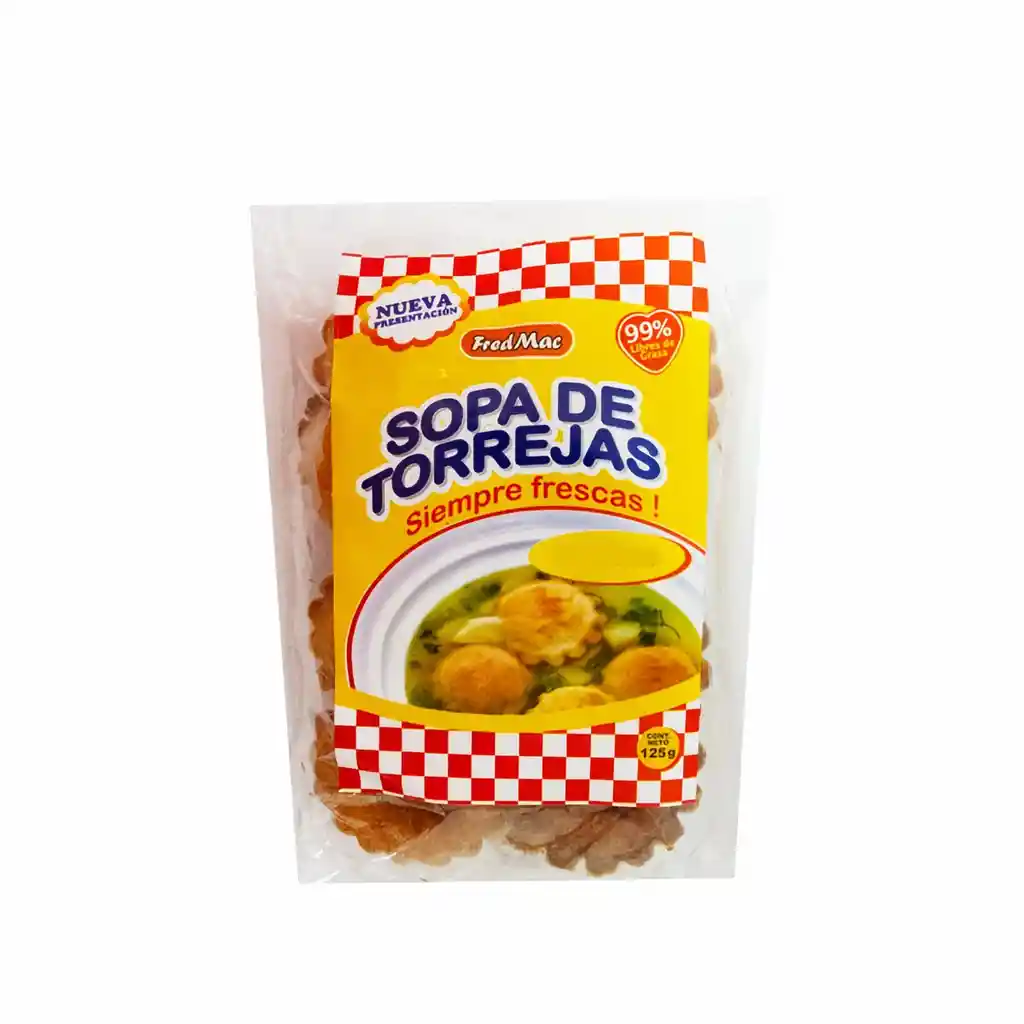 Fred Mac Sopa de Torrejas de Pollo