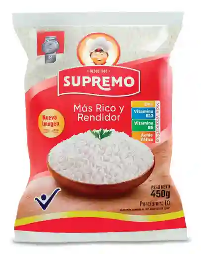 Arroz Supremo Supremo Arroz Blanco (450 Gr)