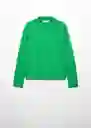 Buzo Jersey Tortu Verde Talla M Mujer Mango
