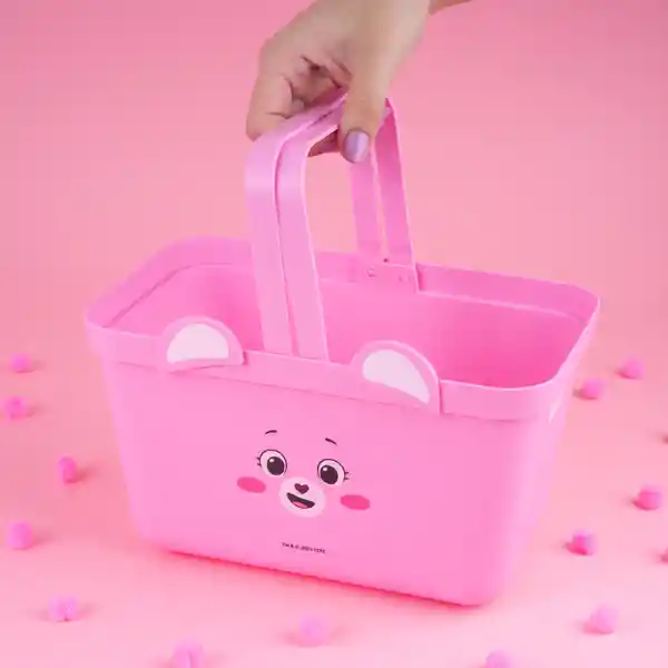 Organizador Plástico de la Colección Care Bears Rosa Miniso