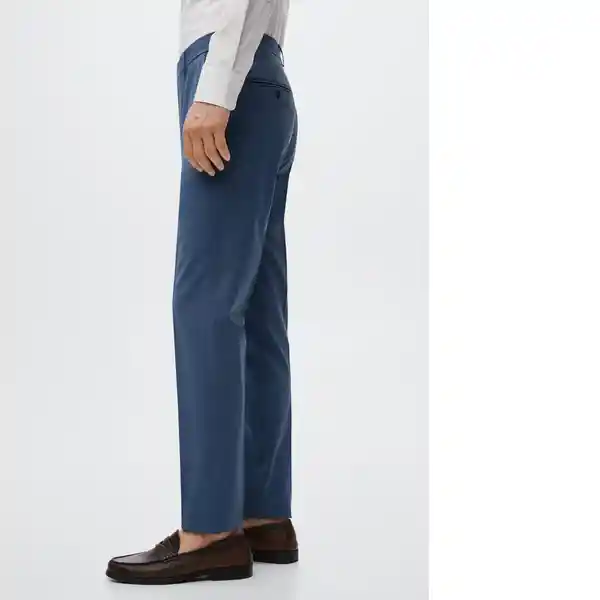 Pantalón Breda Celeste Talla 40 Hombre Mango