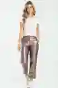 Pantalon Slouchy Metalizado