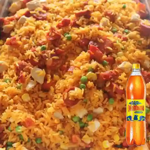 Combo Arroz Rancho Caja Dúplex 800 gr +Colombiana 1.5l