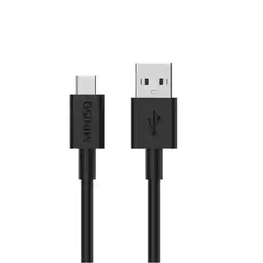 Miniso Cable Datos Android Flexible Mediano Negro