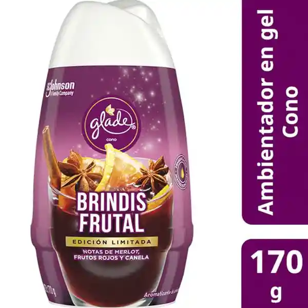 Glade Ambientador Brindis Frutal Cono