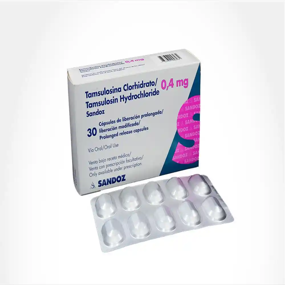 Sandoz Tamsulosina Clorhidrato (0.4 mg)