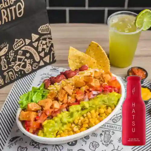 Combo Bowl de Pollo Al Grill + Te Hatsu 400 ml