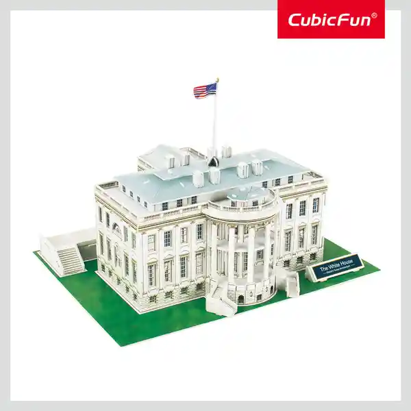 Rompecabezas La Casa Blanca 3d Cubic Fun 56 Piezas