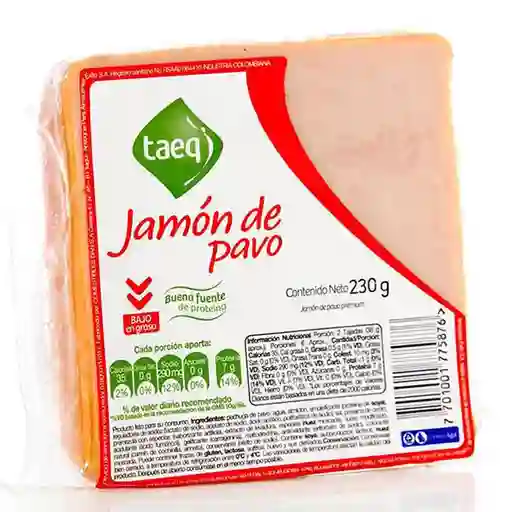 Taeq Jamón de Pavo