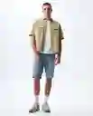 Camisa Hombre Beige Talla XL 811G003_BEI161110 Americanino