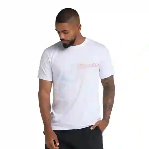 Camiseta Manga Corta Reetro Reel Hombre Blanco-xl