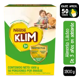 Alimento lácteo KLIM 3+ x 1800g