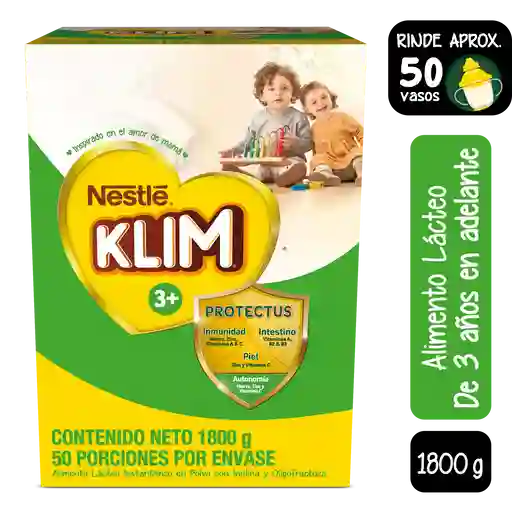 Alimento lácteo KLIM 3+ x 1800g