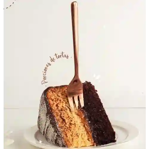 Porción de Torta Chocovainilla