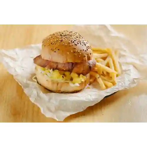 Hamburguesa de Tocineta y Pollo Rostozad
