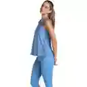 Camisilla Urban Strenght Mujer Azul Cielo-xl