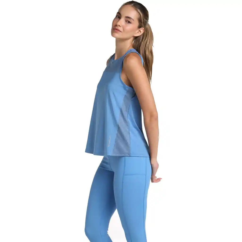 Camisilla Urban Strenght Mujer Azul Cielo-xl