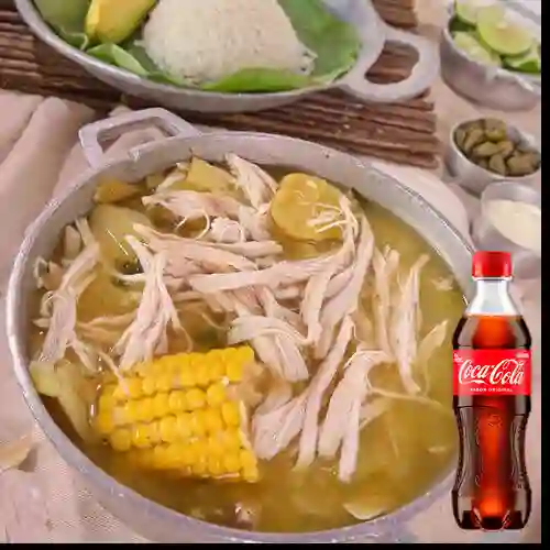 Combo Ajiaco + Coca Cola Original 400 ml