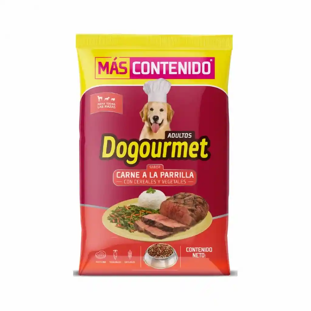 Dogourmet Alimento para Perro Adulto Sabor Carne a la Parrilla 