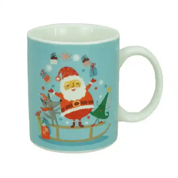 Krea Mug Santa en Trineo Navidad 2024 325 mL