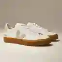 Veja Tenis Campo Mujer Natural-Blanco 41
