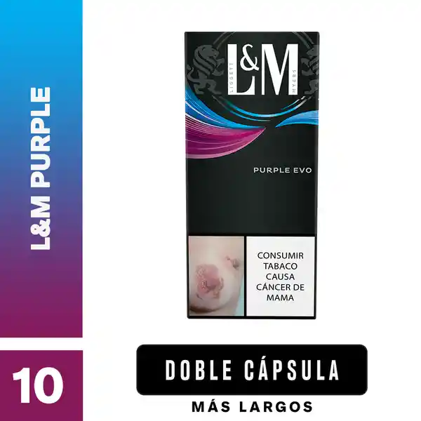 L&M Purple​ x 10 Cigarrillos