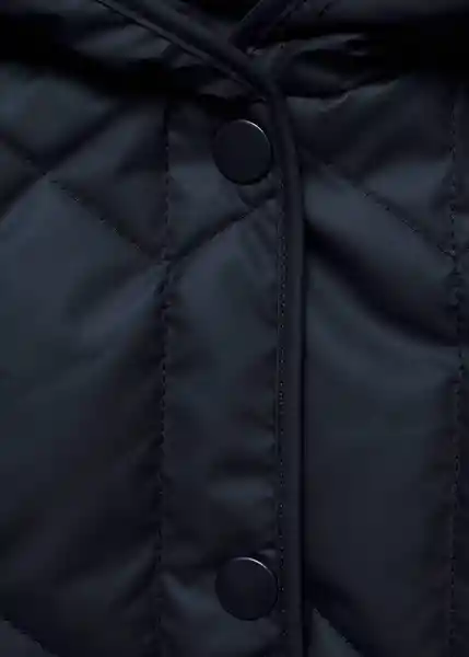Abrigo Anorak Bea Navy Talla 08 Niñas Mango
