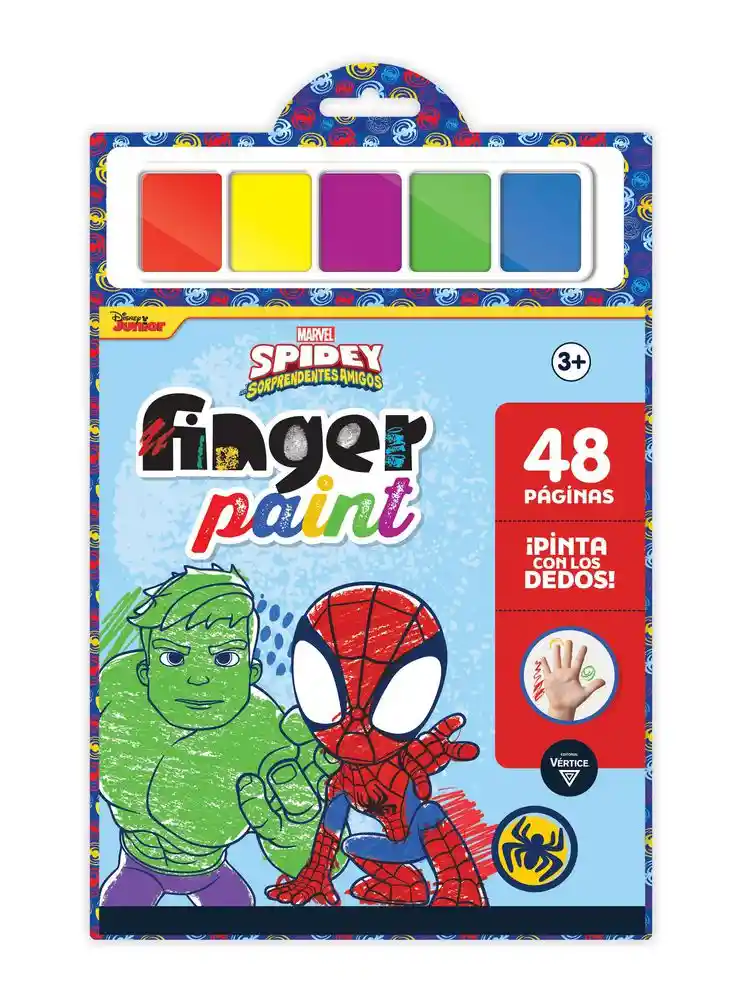 Libro Finger Paint Spidey Marvel Marvel