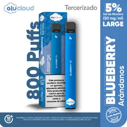 Glucloud Vape Blueberry Large / 800 Puff