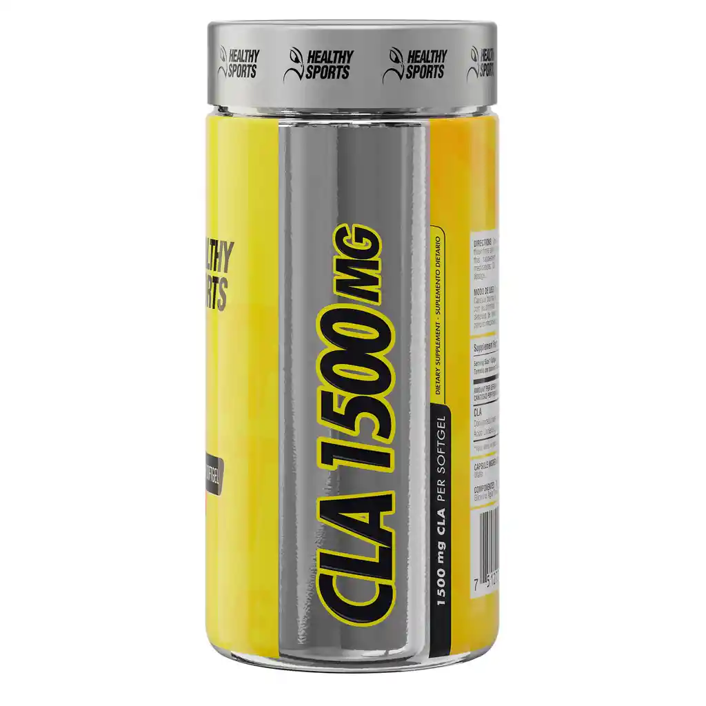 Suplemento Tipo de Ácido Graso Omega-6 de 90 Cápsulas Cla Healthy Sports