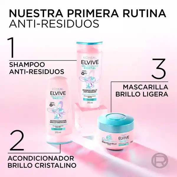 Acondicionador L'Oréal Paris Elvive Glycolic Crystal