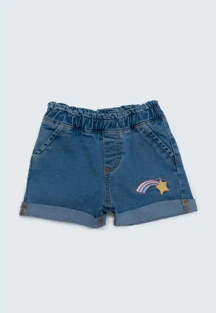 Short Indigo 9/12meses-azul Medi
