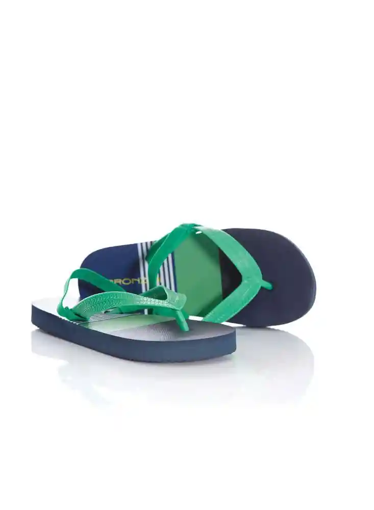 Sandalia Plastico Para Nino 30-azul Oscu