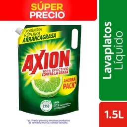 Axion Lavaplatos Liquido Limón 1.5 L